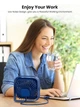 USB вентилятор портативный TOPK синий, 3 скорости. - изображение 4