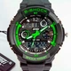 Мужские наручные часы Skmei S-Shock Green 0931 с кварцевым механизмом водонепроницаемы - изображение 2