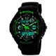 Мужские наручные часы Skmei S-Shock Green 0931 с кварцевым механизмом водонепроницаемы - изображение 5