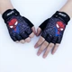 Рукавички велосипедні Sporty безпалі дитячі спортивні Spidey Black L - зображення 3