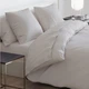 Комплект постільної білизни із бавовняного сатину Uni Taupe - 150 x 200 см + 50 x 80 см - зображення 1