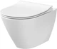 Унитаз подвесной CERSANIT City CET 743 K701-104 с сиденьем Slim Soft Close дюропласт - изображение 1