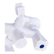 Смеситель для ванны Plamix Omega-140 Euro White (без шланга и лейки) (PM0648) - изображение 3