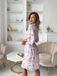 Женский халат COSY из полированного штапеля "Aura" L-XL цветы S31 - изображение 4