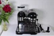 Рожкова кавова машина з кавомолкою, еспрессо машина Klarstein Bella Cafe Black 1550 W, 20 bar кофемашина в вінтажному стилі з підсвіткою та сенсорним керуванням, регуляція ступеню помолу, темпер в комплекті БВ - Б/В - зображення 2