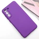 Чохол TPU GETMAN Liquid Silk Full Camera Samsung Galaxy S21 FE Фіолетовий / Purple - зображення 8