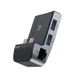 USB Type-C Хаб Baseus Multifunctional Armor Age Bracket 9-in-1 (3xUSB3.0+HDMI+RJ45+3xType-C+3.5) gray - изображение 5
