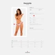 Напівпрозорі трусики Obsessive Heavenlly panties XS/S, відкриті сідниці - изображение 7