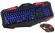 Zestaw przewodowy Esperanza Gaming Keyboard With Mouse Set Shelter USB Black (EGK3000) - obraz 1