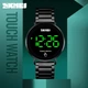 Мужские наручные электронные часы Skmei Light 1550 (Черные) - изображение 4