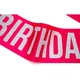 Стрічка через плече на день народження "Birthday girl" pink & silver (40-224) - зображення 6
