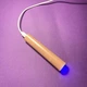 LED+UV USB фонарик для маникюра и наращивания ногтей 3 W персиковый - изображение 4