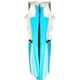Ласты для плавания Zoggs Long Blade Rubber 45/46 р. (бирюзовый) (465213.GYAQ.11-12) - изображение 2