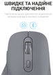 Миша OfficePro Silent Click Wireless/Bluetooth Gray (M230G) - зображення 7