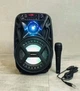 Акумуляторна бездротова колонка Bluetooth Kimiso QS-3603 6.5 з мікрофоном та підсвічуванням - зображення 1