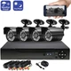 Комплект відеоспостереження з переглядом через 3G мережу DVR 5504-4 KIT 4ch метал HD набір на 4 камери з реєстратором - зображення 3