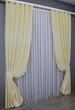 Комплект готових штор VR-Textil Софт № 1381ш Молочний 150х270 см 2 шт (33-0254) - зображення 3