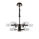 Люстра светодиодная акриловая Sirius с пультом и дымом N 3705-6+3 BLACK+GD 98W - изображение 2