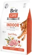 Сухой корм Brit Care Cat GF Indoor Anti-stress для кошек, постоянно находящихся в помещении с курицей 2 кг (171302) - изображение 1