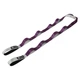 Стрічка для розтяжки стропа з петлями Ezous Stretch Strap I-02 розмір 220х3, 8см 10 петель Grey-Violet - зображення 1