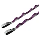 Стрічка для розтяжки стропа з петлями Ezous Stretch Strap I-02 розмір 220х3, 8см 10 петель Grey-Violet - зображення 2