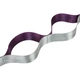 Стрічка для розтяжки стропа з петлями Ezous Stretch Strap I-02 розмір 220х3, 8см 10 петель Grey-Violet - зображення 4