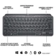 Клавиатура беспроводная Logitech MX Keys Mini Wireless Illuminated Graphite (920-010498) - изображение 6