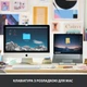 Клавиатура беспроводная Logitech MX Keys Mini For Mac Wireless Illuminated Pale Grey (920-010526) - изображение 2