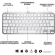 Клавіатура бездротова Logitech MX Keys Mini Wireless Illuminated UA Pale Grey (920-010499) - зображення 5