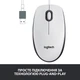Мышь Logitech M100 USB White (910-006764) - изображение 2