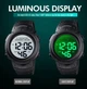Наручные мужские часы Skmei Neon 10 Bar Black с кварцевым механизмом водонепроницаемые черные - изображение 3