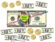 Сахарна їстівна картинка доллар, чоловіку, сину, донечки, мамі + Ваше фото та ім'я на торт (SNP - 02113) - изображение 1