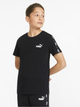 Дитяча футболка для хлопчика Puma Ess Tape Tee B 84730001 110-116 см Чорна (4064535664546) - зображення 1