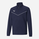 Дитяча толстовка для хлопчика Puma teamRISE 1/4 Zip Top 65739506 128 см Синя (4063697240711) - зображення 1