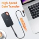 ​Кабель-подовжувач APEXSUN USB-C Coaxial Cable USB4, 240W, 8K/4K Video, Г-подібний, 40Gbps, 0.5м - зображення 4