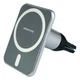 Автотримач Borofone BH43 Xperience Magnetic Wireless 15W Колір Чорно-Сталевий - изображение 3