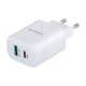 Сетевое Зарядное Устройство Borofone BN4 PD 20W QC3.0 Type-C to Lightning Цвет Белый - изображение 4