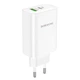 Сетевое Зарядное Устройство Borofone BN10 Sunlight PD65W Цвет Белый - изображение 1
