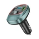 FM-трансмітер Hoco E76 Pole PD48W+QC3.0 BT FM transmitter Колір Сірий - зображення 1