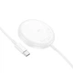 Бездротовий зарядний пристрій Hoco CW50 Fast 3-in-1 magnetic 15W (for iWatch) Білий - зображення 1