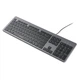 Клавіатура Vinga KB735 black-grey - зображення 1