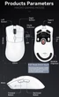 Геймерська акумуляторна бездротова (Bluetooth + 2,4G) миша Attack Shark R1, PixArt PAW3311, 18000DPI, White/БІЛА (R1-3311W) - изображение 5