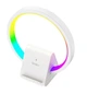 Беспроводная зарядка WiWU 4в1 15W + колонка 5W + RGB-подсветка + радио Ночник с блютуз колонкой и зарядным устройством 1500 mAh Белый - изображение 5