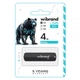 USB флеш накопичувач Wibrand 4GB Grizzly Black USB 2.0 (WI2.0/GR4P3B) - зображення 2