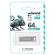 USB флеш накопитель Wibrand 64GB Chameleon Silver USB 2.0 (WI2.0/CH64U6S) - изображение 2