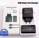 Комплект: Адаптер быстрой зарядки 45w PD3.0 5A Type-C(USB-C) Type-C c кабелем для Samsung Чорний - изображение 1