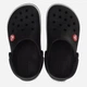 Детские кроксы-сабо для мальчика Crocs Crocband Clog 207006-001 33-34 (J2) Черные (191448739079_1914487390792) - изображение 5