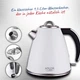 Электрочайник в стальном корпусе Adler AD 1343 white 1,5 л STRIX - изображение 7