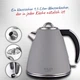Электрочайник в стальном корпусе Adler AD 1343 grey 1,5 л STRIX - изображение 7