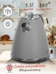 Электрочайник в стальном корпусе Adler AD 1343 grey 1,5 л STRIX - изображение 10